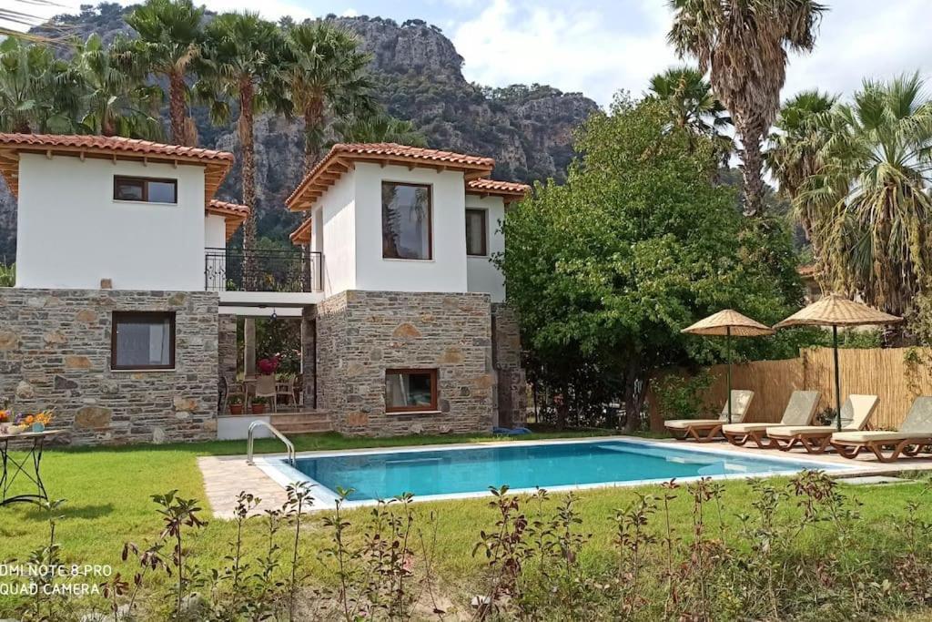 Villa Merry - Dalyan Stonehouse With Palmtrees, 50M To River Ортаджа Экстерьер фото