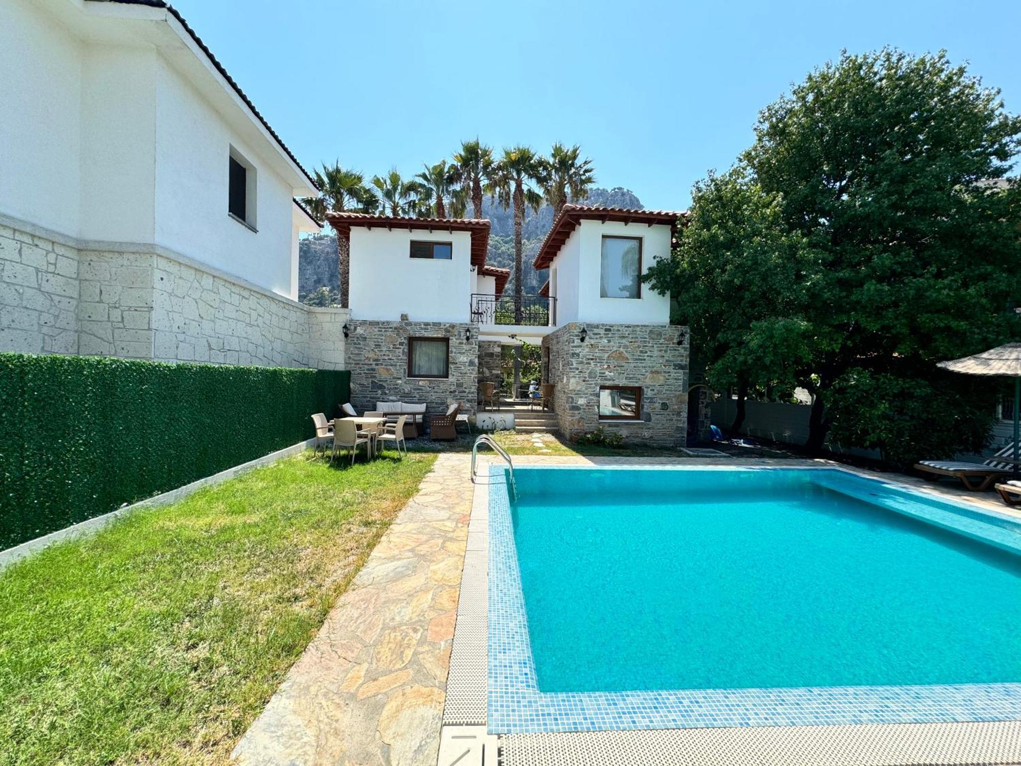 Villa Merry - Dalyan Stonehouse With Palmtrees, 50M To River Ортаджа Экстерьер фото